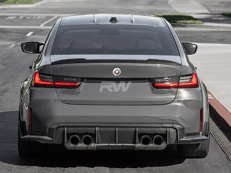 BMW G80 M3 CF Performance Style Diffuser Sides Secondary image