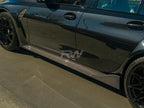BMW G80 M3 Performance Style CF Side Skirts