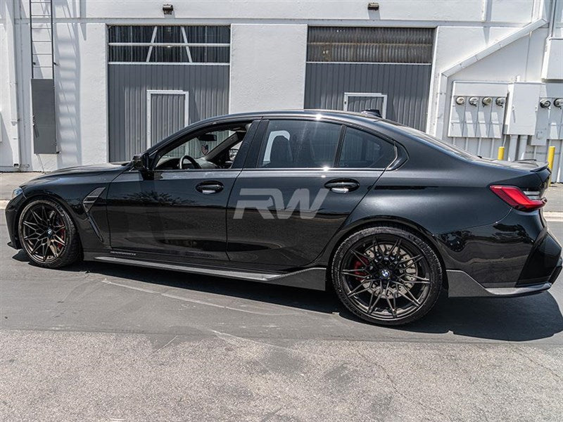 BMW G80 M3 Performance Style CF Side Skirts