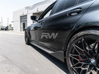 BMW G80 M3 Performance Style CF Side Skirts