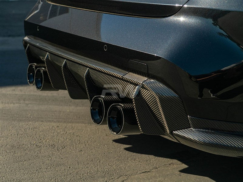 BMW G8X M3 M4 CF Outer Diffuser Trim