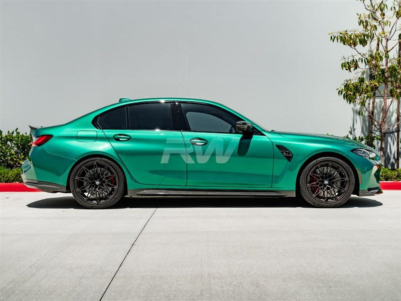 BMW G80 M3 OEM Style Carbon Fiber Side Skirts