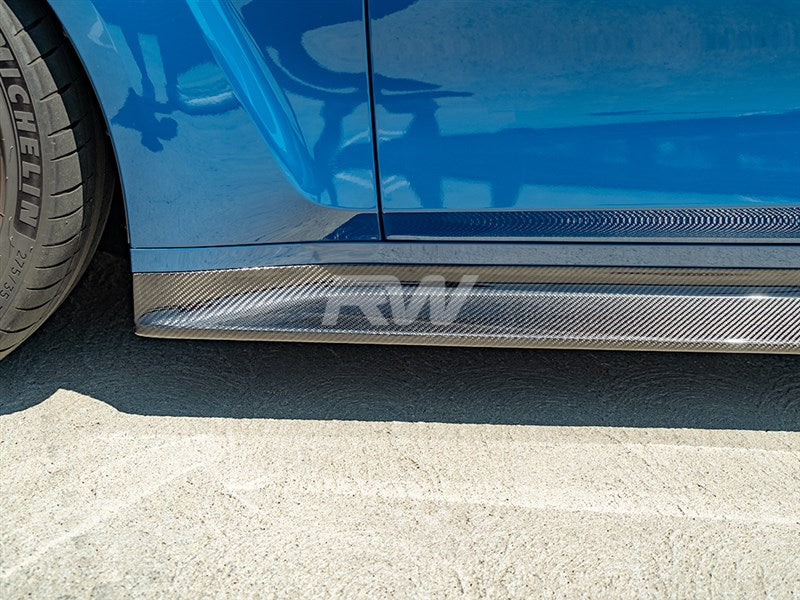 BMW G80 M3 3D Style Carbon Fiber Side Skirts Secondary image