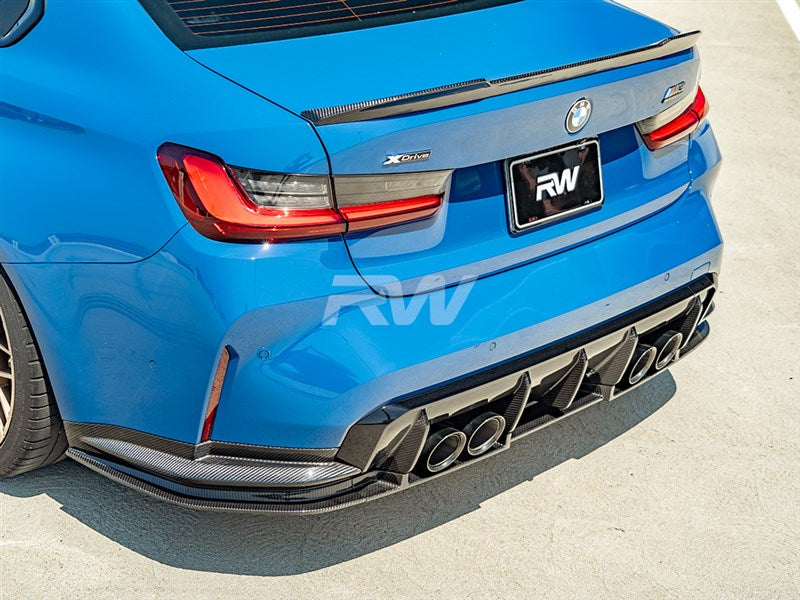 BMW G80 M3 RWS Carbon Fiber Lower Diffuser Secondary image