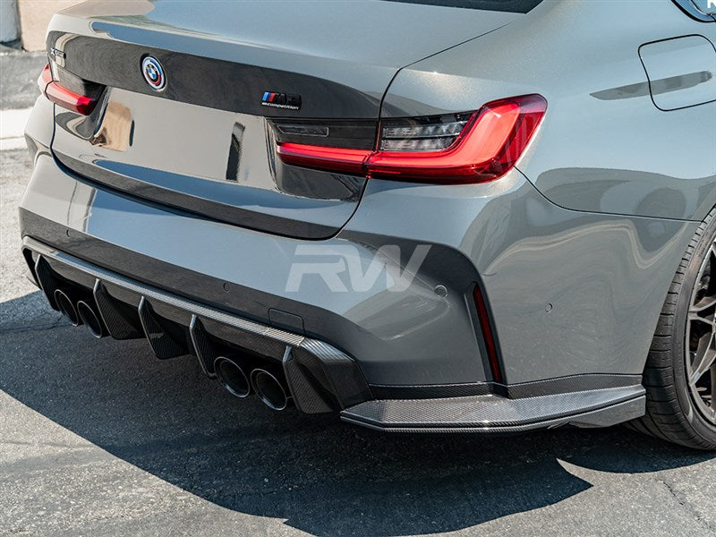 BMW G80 M3 GTS Carbon Fiber Diffuser Sides