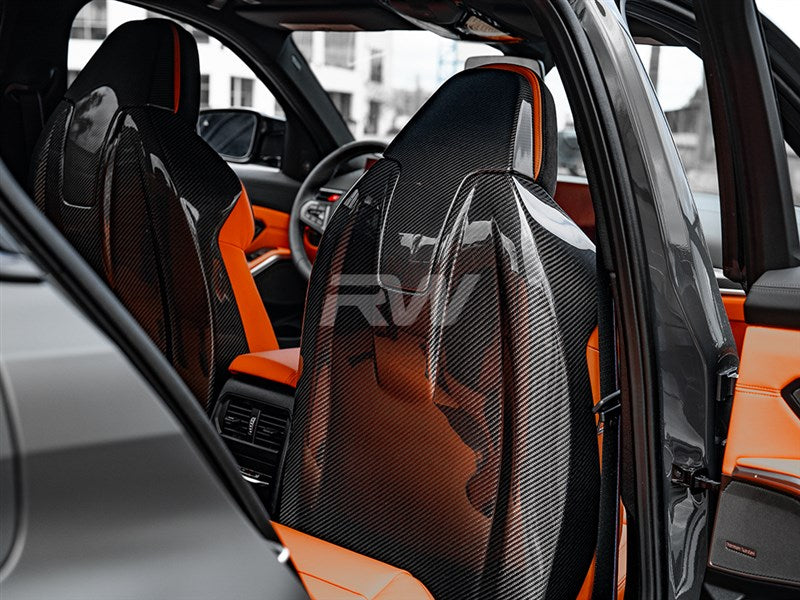 BMW G80 M3 / F93 M8 Carbon Fiber Seat Backs