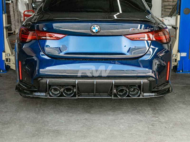 BMW G82 G83 M4 RWS CF Lower Diffuser Trim