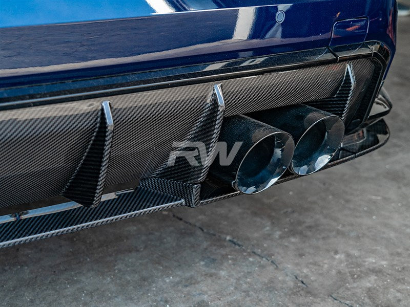 BMW G82 G83 M4 RWS CF Lower Diffuser Trim