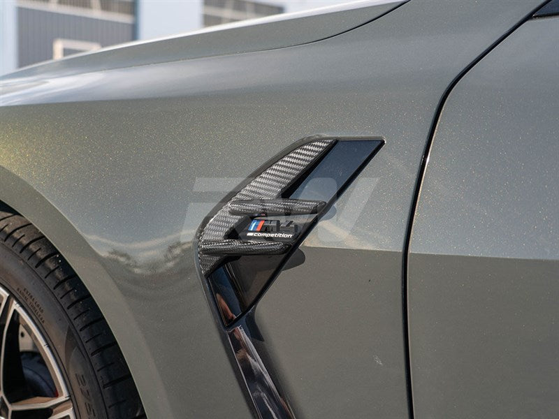 BMW G82/G83 M4 Carbon Fiber Fender Trims Secondary image