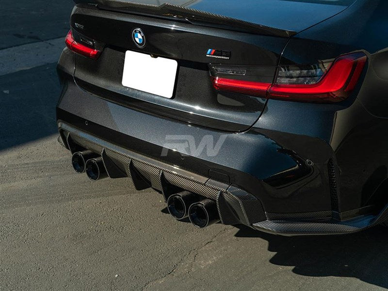 BMW G8X M3/M4 OEM Style CF Rear Diffuser