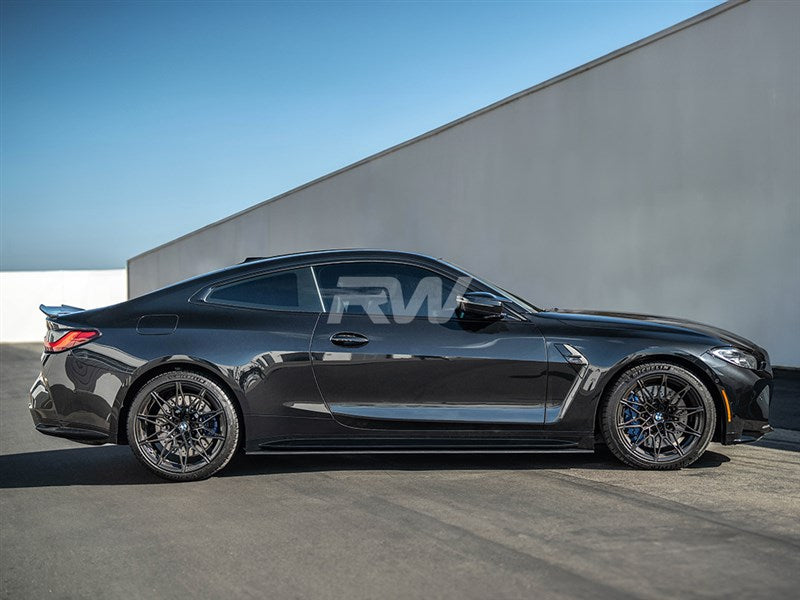 BMW G82 G83 M4 RWS CF Side Skirt Extensions Secondary image