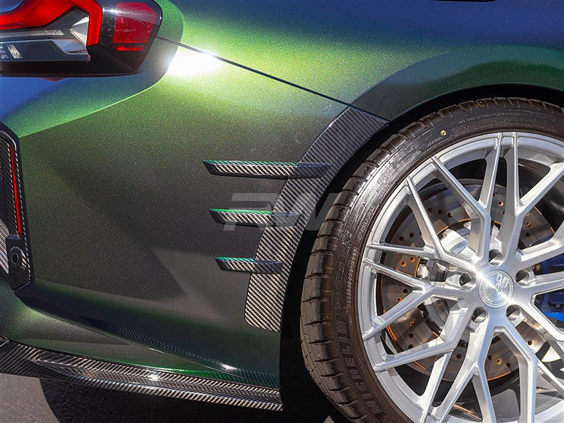 BMW G87 M2 Carbon Fiber Rear Fender Arch Trim Secondary image