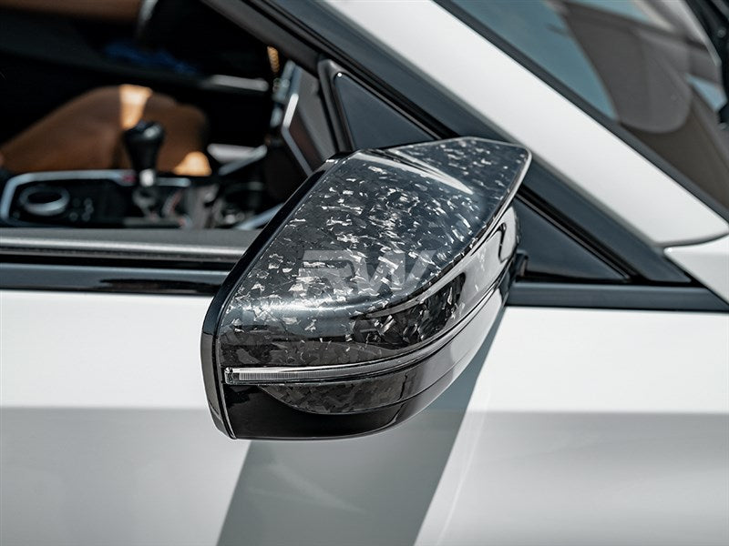 BMW G8X Forged Carbon Mirror Caps Secondary image
