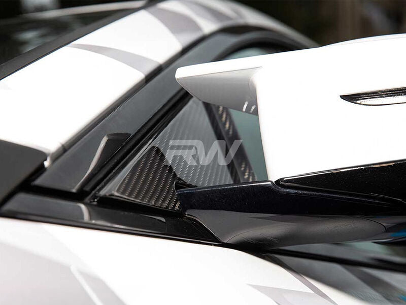 BMW G87 M2 CF Side Mirror Wind Deflectors