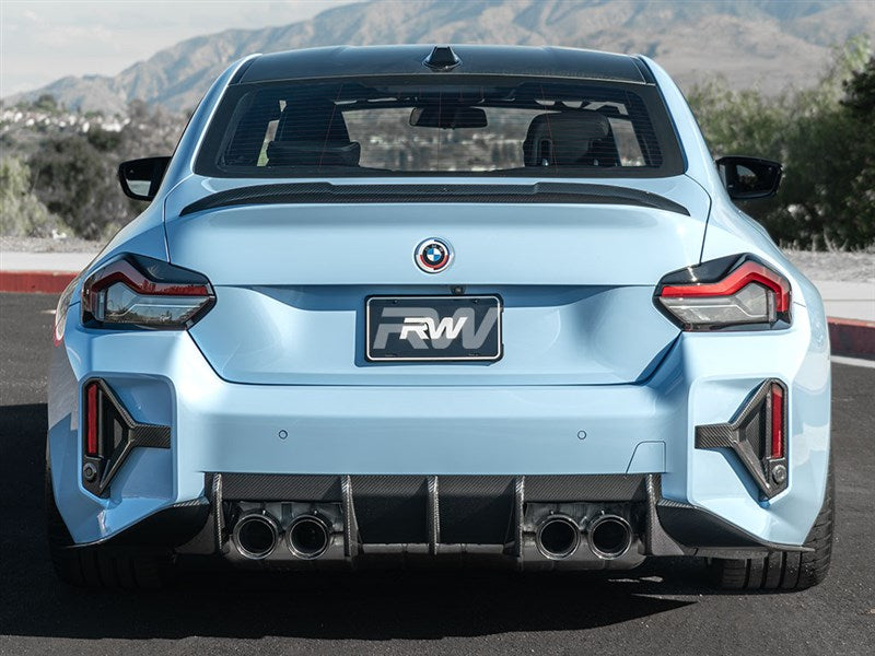 BMW G87 M2 RWS Carbon Fiber 3 Piece Diffuser