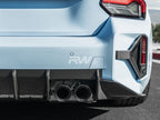 BMW G87 M2 RWS Carbon Fiber 3 Piece Diffuser