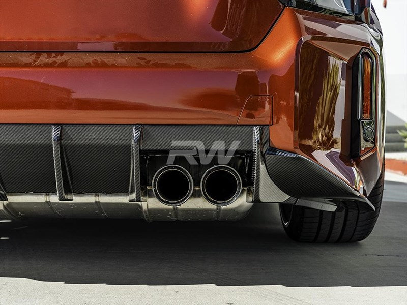 BMW G87 M2 RWS Carbon Fiber 3 Piece Diffuser