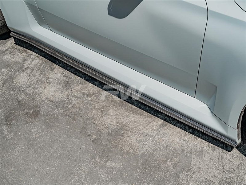 BMW G87 M2 RWS Dry CF Side Skirt Extensions