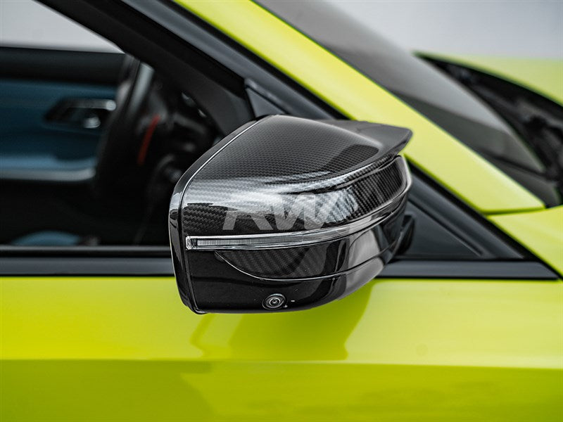 BMW G8X M3/M4/i4 Carbon Fiber Mirror Caps Secondary image