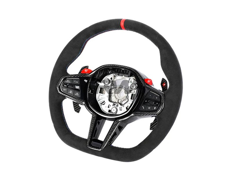 BMW G8X LCI Alcantara / CF Steering Wheel