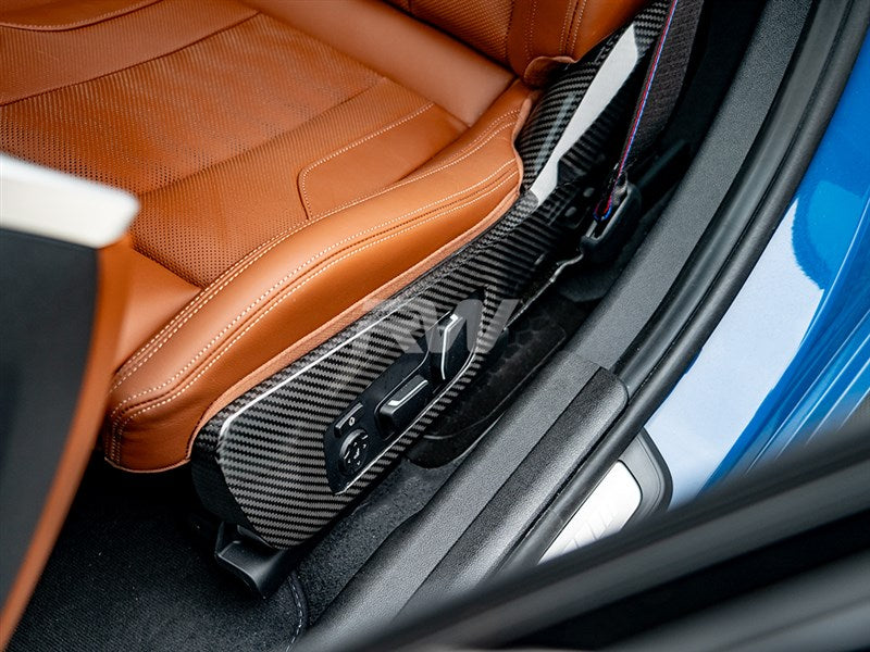 BMW G8x M3 M4 Carbon Fiber Side Seat Trims