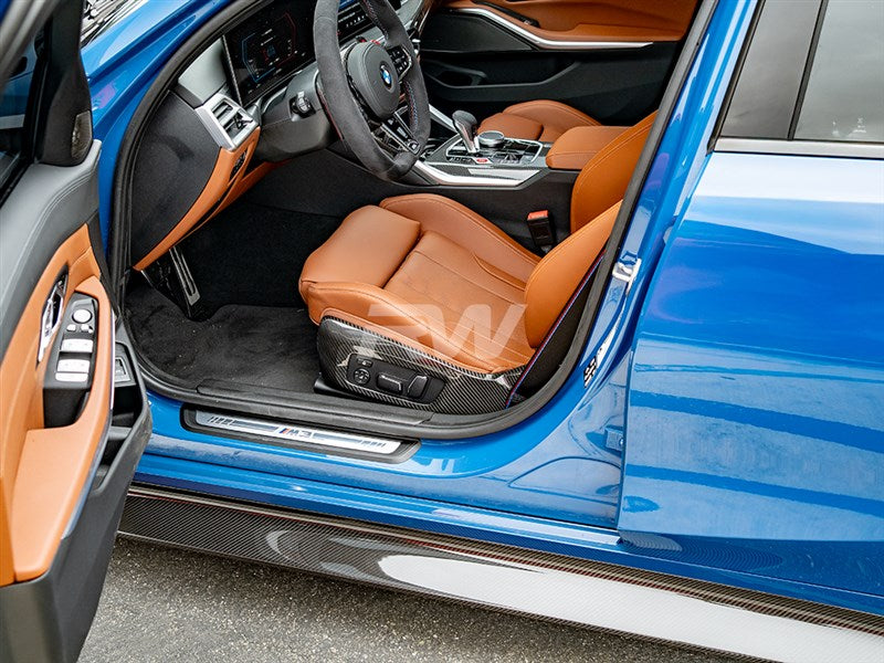 BMW G8x M3 M4 Carbon Fiber Side Seat Trims
