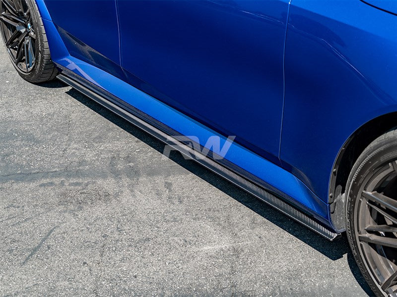 BMW G90/G99 M5 RWS CF Side Skirt Extensions