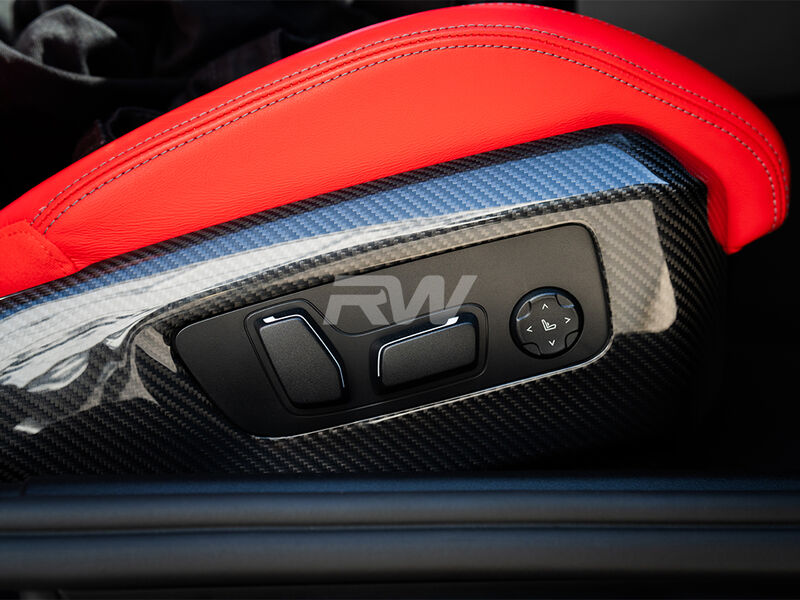 BMW G90 G99 M5 Carbon Fiber Lower Seat Trim
