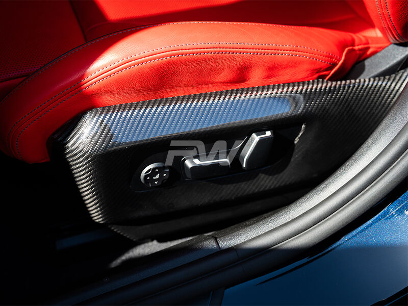 BMW G90 G99 M5 Carbon Fiber Lower Seat Trim