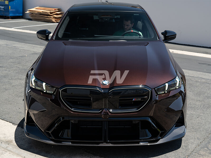 BMW G90/G99 M5 3D Style Carbon Fiber Front Lip