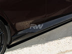 BMW G90 G99 M5 3D Style CF Side Skirt Extensions
