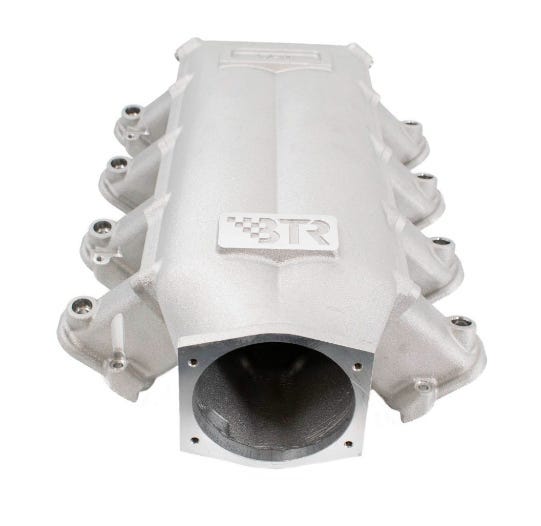 BTR TRINITY INTAKE MANIFOLD FOR CATHEDRAL PORT ENGINES - NATURAL - TRA-1-P105 Secondary image