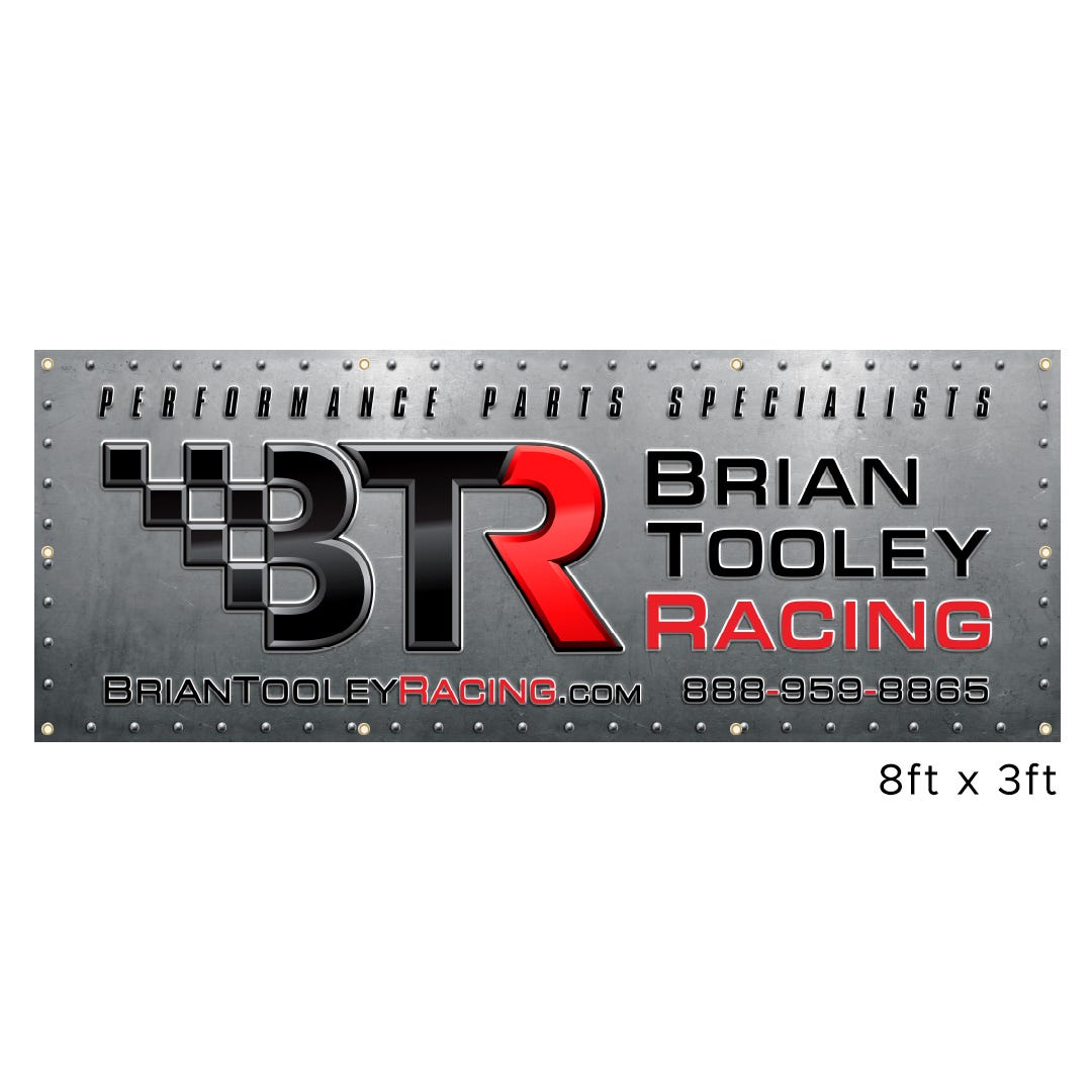BTR MACHINE BANNER - 3' x 8'