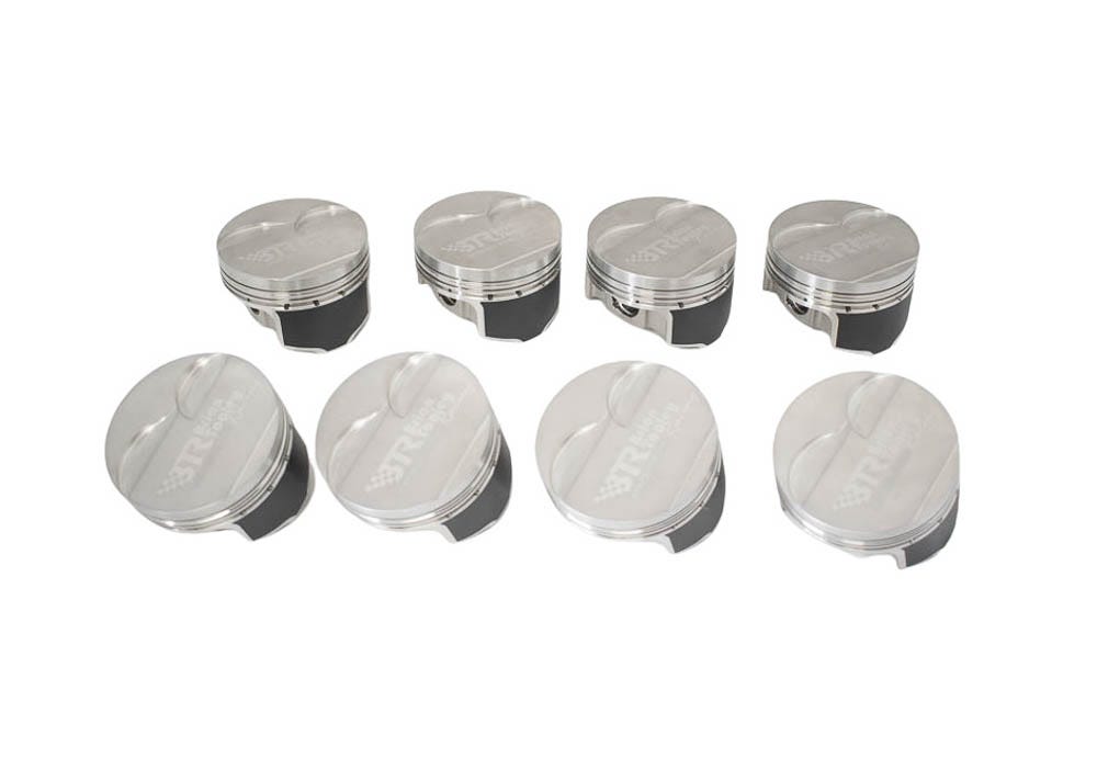 BTR PISTON SET - GEN III/IV LS - 3.898" BORE - 3.622" STROKE - 6.125" ROD - 2CC DOME - BTRP346125DM2-8