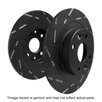 EBC 2017+ Volkswagen Golf Mk7 1.8L Turbo USR Slotted Rear Rotors (view 2)