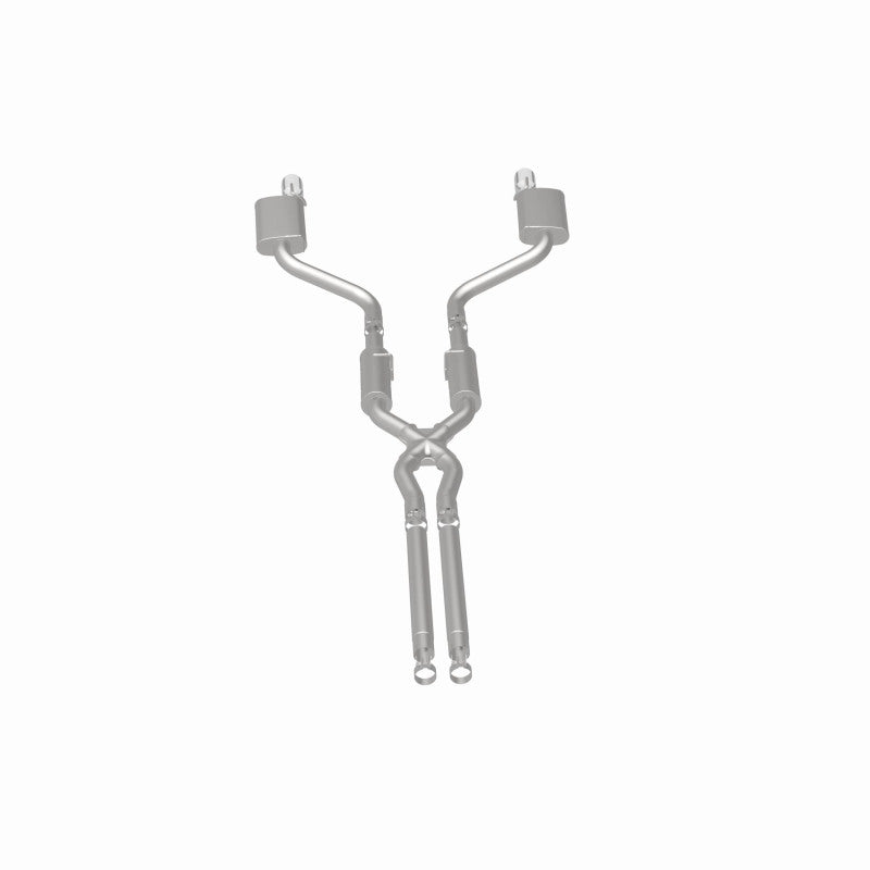MagnaFlow 11-12 Dodge Charger SRT-8 Hemi Dual Split Rear Exit Stainless Cat-Back Performance Exhaust (view 33)