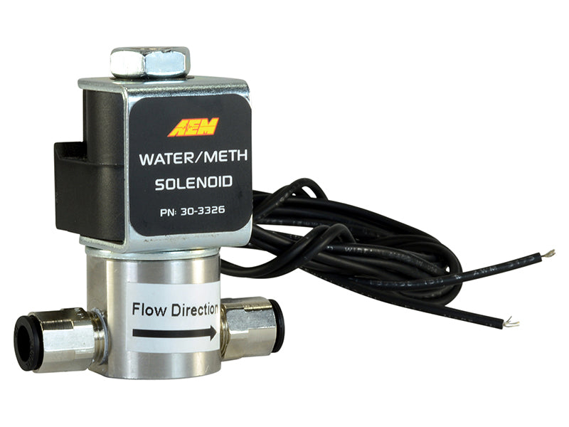 AEM Water/Methanol Injection System - High-Flow Low-Current WMI Solenoid - 200PSI 1/8in-27NPT In/Out (view 7)