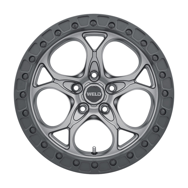 Weld Off-Road W107 17X9.0 Ledge 5X127 ET-12 BS4.50 Satin Gun Satin Black 71.5 (view 3)
