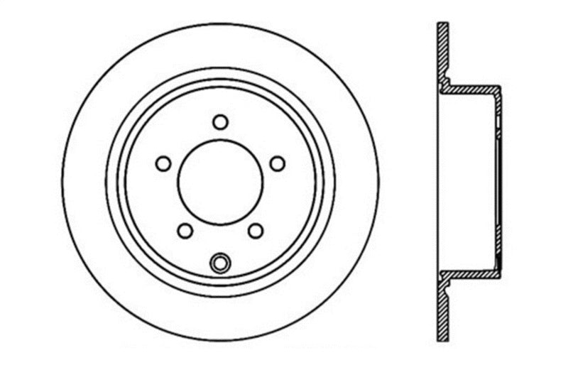 StopTech Slotted & Drilled Sport Brake Rotor (view 3)