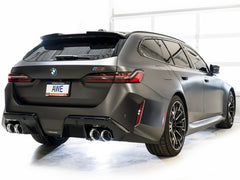 AWE Tuning BMW G90/G99 M5 Track Edition Cat-Back Exhaust - Chrome Silver Tips
