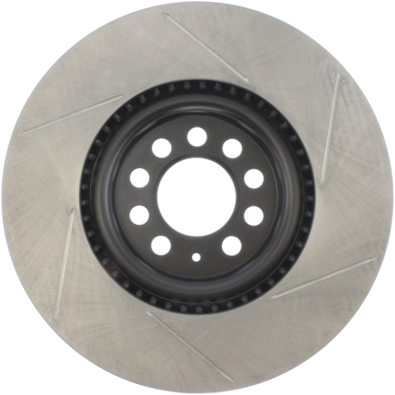 StopTech Power Slot 3/99-06 Audi TT/00-06 TT Quattro / 03-05 VW Golf GTi Right Front Slotted Rotor (view 7)