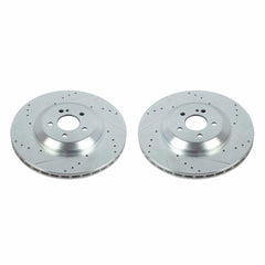 Power Stop 19-20 Mercedes-Benz CLS450 Rear Evolution Drilled & Slotted Rotors - Pair