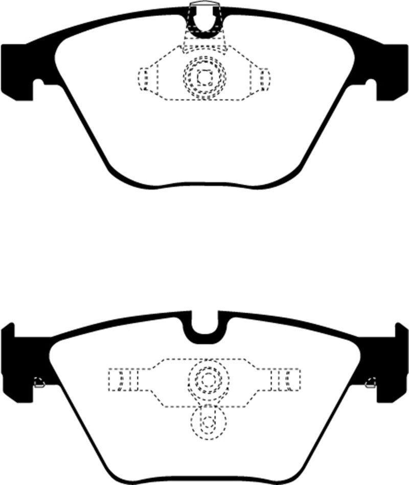 EBC 08-10 BMW M3 4.0 (E90) Ultimax2 Front Brake Pads (view 4)