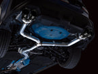 AWE Tuning 2022+ VB Subaru WRX Track Edition Exhaust - Diamond Black Tips (view 8)