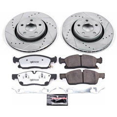 Power Stop 16-19 Jeep Grand Cherokee Front Z36 Truck & Tow Brake Kit