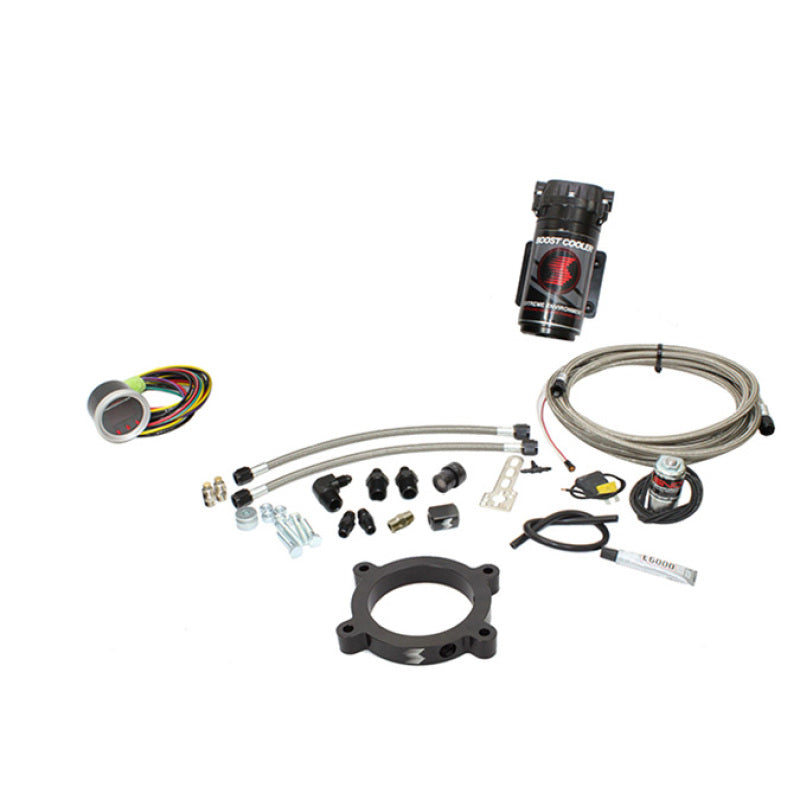 Snow Performance 2014+ GM Truck Stg 2 Bst Cooler F/I Water Inj. Kit (SS Braided Line/4AN) w/o Tank Secondary image
