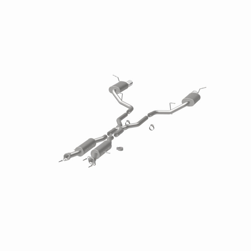 MagnaFlow 11-12 Dodge Durango V8 5.7L Dual Split Rear Exit Stainless Cat Back Performance Exhaust (view 38)