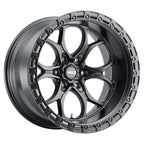 Weld Off-Road W108 20X9 Ledge 6X139.7 ET20 BS5.75 Satin Black / Black Ring 106.1 (view 3)