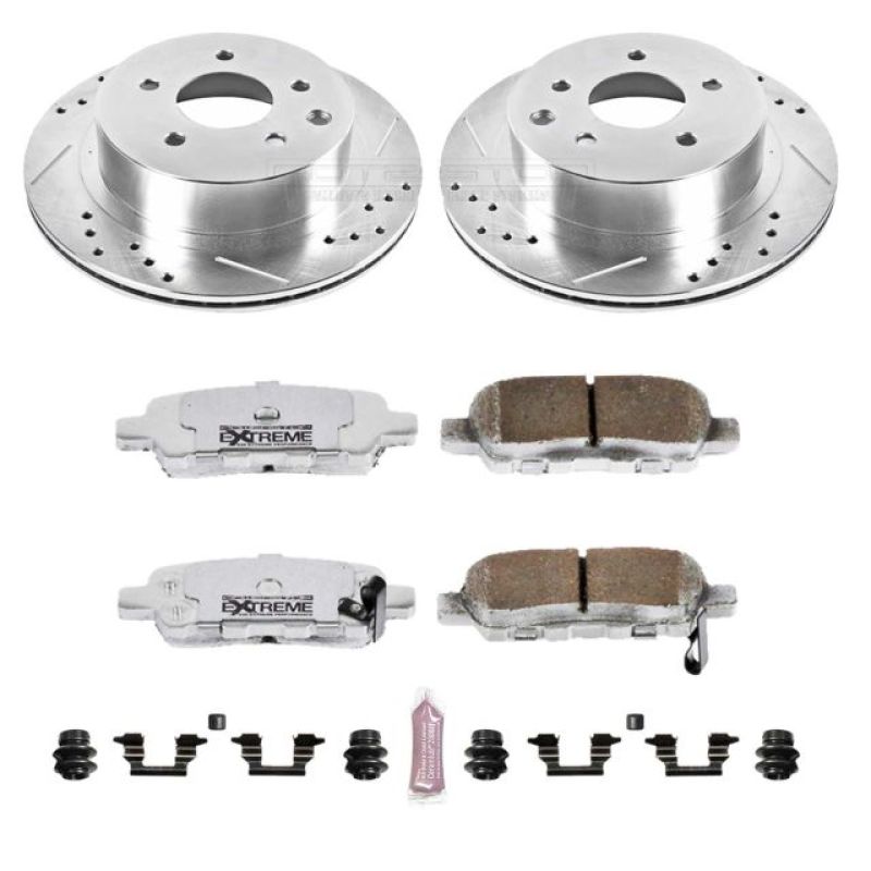 Power Stop 03-05 Infiniti G35 Rear Z26 Street Warrior Brake Kit Main image