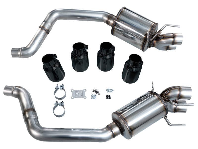AWE Tuning 09-13 Chevrolet Corvette 6.2L Touring Edition Axle-Back Exhaust w/ Diamond Black Tips (view 14)
